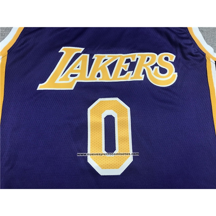 Maglia Los Angeles Lakers Russell Westbrook #0 Statement 2021-22 Violaa